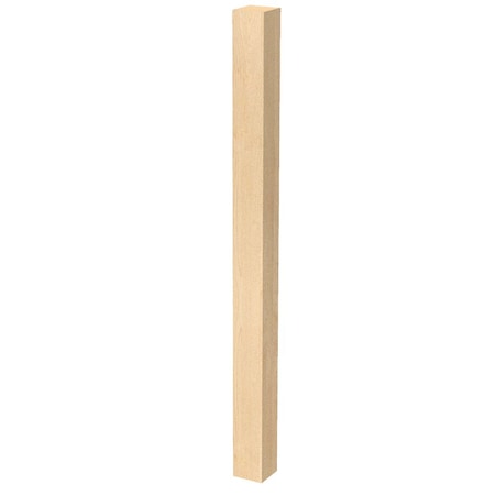 3 Inch Square Bar Column - Red Oak